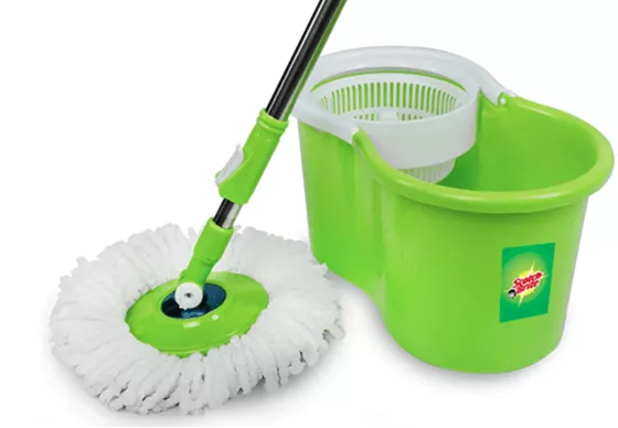 Scotch-Brite Twin Bucket Spin Plastic Mop