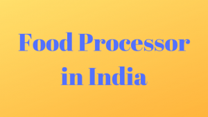 Read more about the article 10 Best Food Processor in India 2024